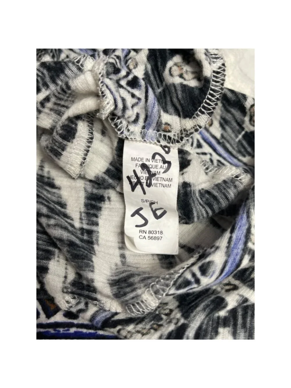 Lucky Brand Boho Popover Top Blouse V Neck Size Small - Picture 5 of 6